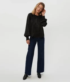Fabi Hammered Satin Top