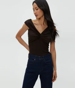 Gabbriette Twist Front Top