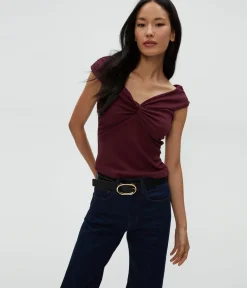 Gabbriette Twist Front Top