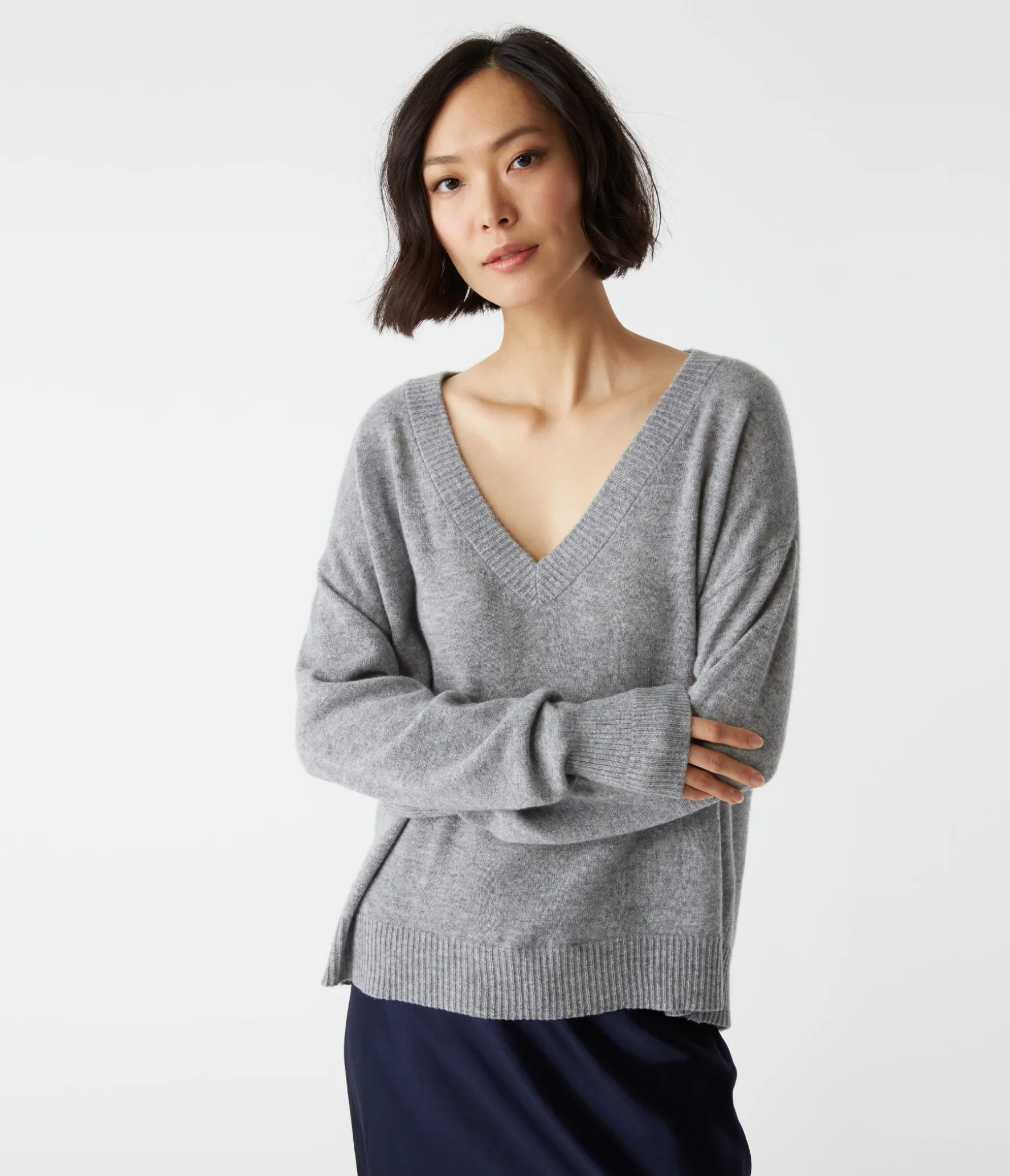 Gemma V-Neck Cashmere Sweater