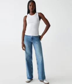 Gina Ribbed Crop Tank