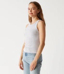 Gina Ribbed Crop Tank