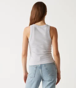 Gina Ribbed Crop Tank