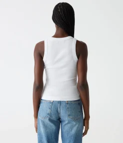 Gina Ribbed Crop Tank
