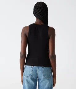 Gina Ribbed Crop Tank