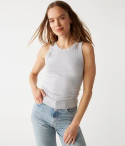 Gina Ribbed Crop Tank