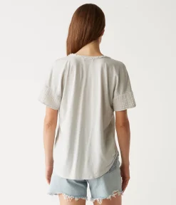 Gretna Fabric Mixed Tee