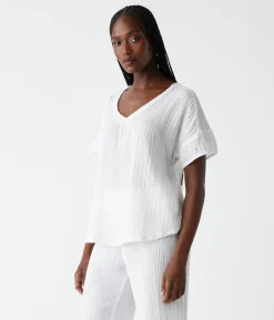 Gretna Fabric Mixed Tee