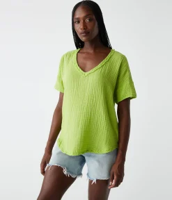 Gretna Fabric Mixed Tee