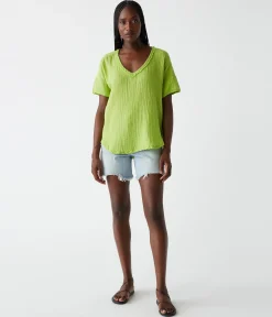 Gretna Fabric Mixed Tee