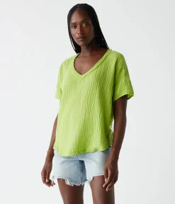 Gretna Fabric Mixed Tee