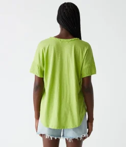 Gretna Fabric Mixed Tee