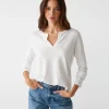 Hailie Rib Mixed Tee