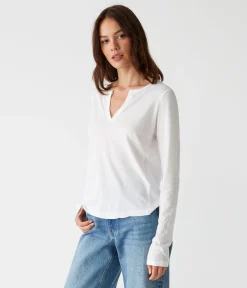 Hailie Rib Mixed Tee