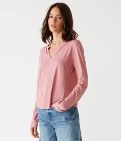 Hailie Rib Mixed Tee