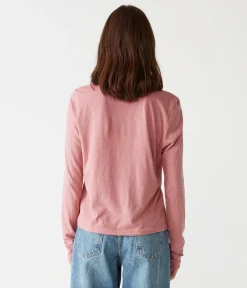 Hailie Rib Mixed Tee