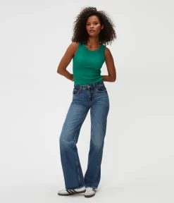 Halley Ribbed Tank with Ruching