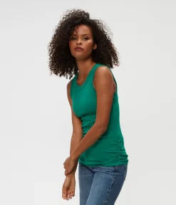 Halley Ribbed Tank with Ruching