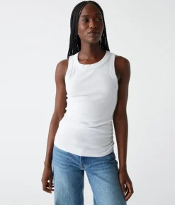 Halley Ribbed Tank with Ruching