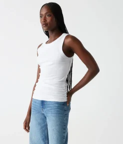 Halley Ribbed Tank with Ruching