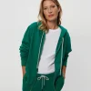 Harper Plush Terry Zip-Up Hoodie