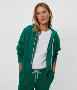 Harper Plush Terry Zip-Up Hoodie
