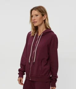 Harper Plush Terry Zip-Up Hoodie