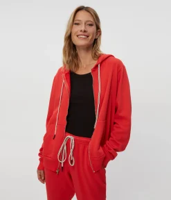 Harper Plush Terry Zip-Up Hoodie