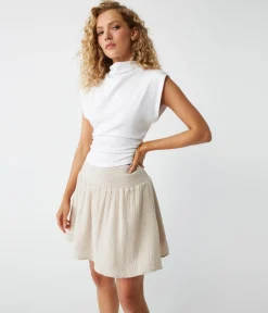 Havana Smocked Gauze Skirt