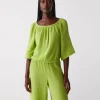 Isabel Convertible Gauze Top