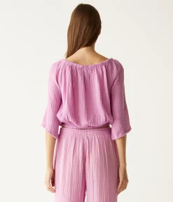 Isabel Convertible Gauze Top