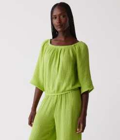 Isabel Convertible Gauze Top
