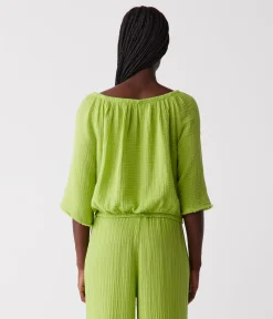 Isabel Convertible Gauze Top