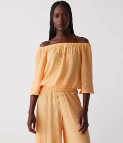 Isabel Convertible Gauze Top