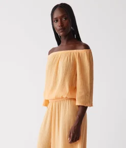 Isabel Convertible Gauze Top