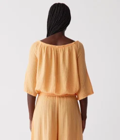 Isabel Convertible Gauze Top