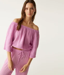 Isabel Convertible Gauze Top
