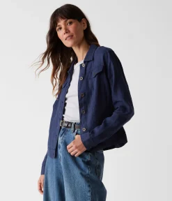 Jean Linen Jacket