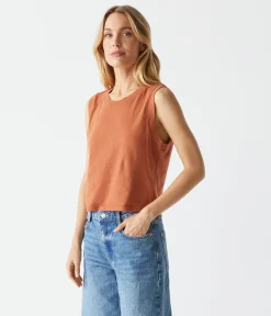 Johnnie Cropped Muscle Tank
