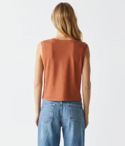 Johnnie Cropped Muscle Tank