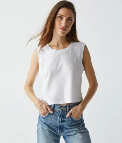Johnnie Cropped Muscle Tank