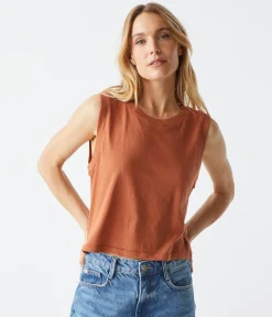 Johnnie Cropped Muscle Tank