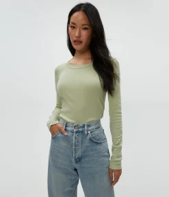 Legacy Supima Tee with Raw Edge
