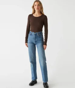 Legacy Supima Tee with Raw Edge