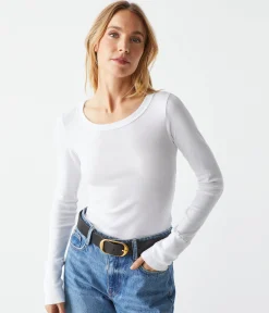 Legacy Supima Tee with Raw Edge