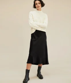 Leila Bias Midi Skirt