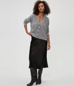 Leila Bias Midi Skirt
