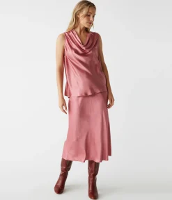 Leila Bias Midi Skirt