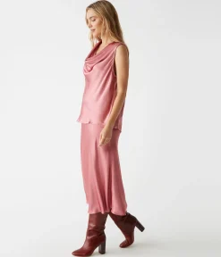 Leila Bias Midi Skirt