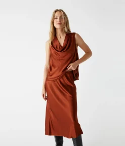 Leila Bias Midi Skirt